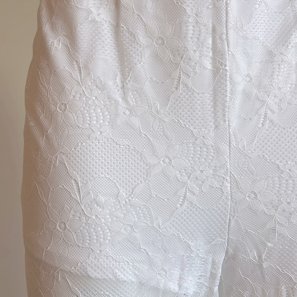 Women’s Mid-rise Flare Sheer Lace Pants. - Picture 3 of 7